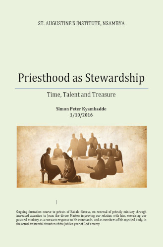 Cover of Priesthood as Stewardship