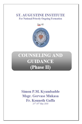 Cover of Counselling and Guidance